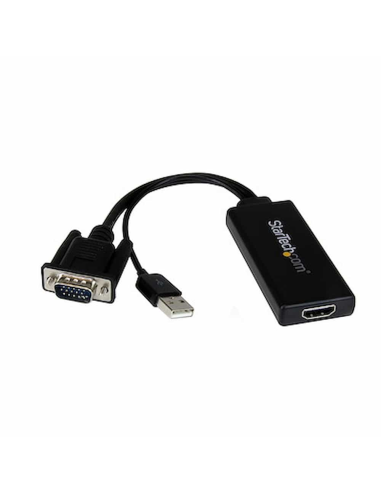 Conversor Startech VGA2HDU, VGA USB HDMI  Conversor VGA a HDMI