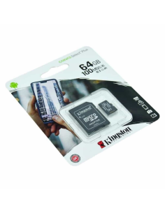 Micro SD + Adaptador SD Kingston Canvas Select 64GB SDCS2...