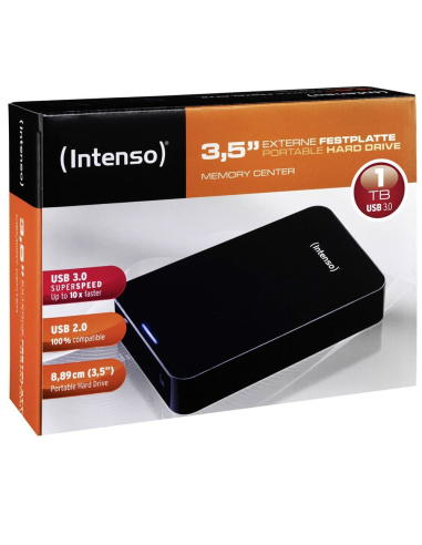 Disco Duro Externo Intenso Memory Center  - 2 TB - HDD - USB 3.0