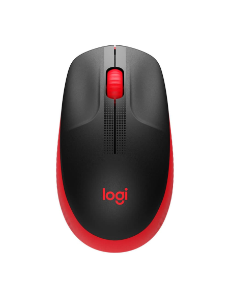 Ratón USB Bluetooth Logitech M190 full size red
