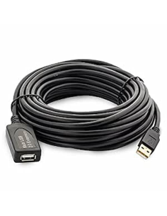 Cable MutecPower 10m USB 2.0 Activo Macho a Hembra con 2... 2