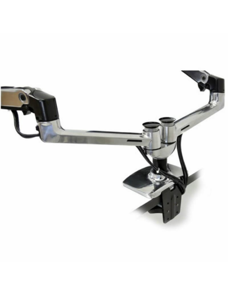 Brazo Ergotron de escritorio dual lado a lado LX (aluminio) 45-245-026.
