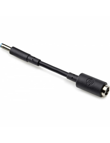 HP 7.4 mm to 4.5 DC Dongle - Cable (Macho/hembra, 90°, Negro, 4.5mm, 7.4 mm, HP ZBook 14 HP EliteBoo