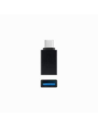 Adaptador USB-C A USB 3.1 USB-C/M-USB-A/H Negro Nanocable