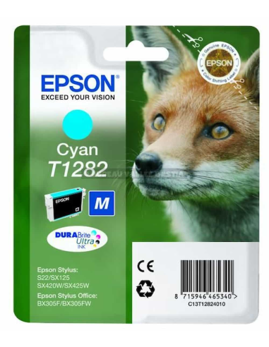 Consumible Tinta Epson T1282 Cyan