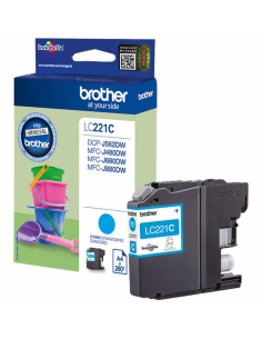 Cartucho Tinta Brother LC221C