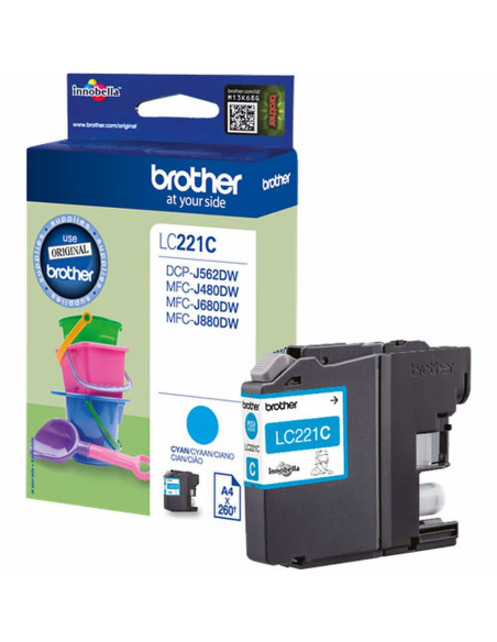 Cartucho Tinta Brother LC221C