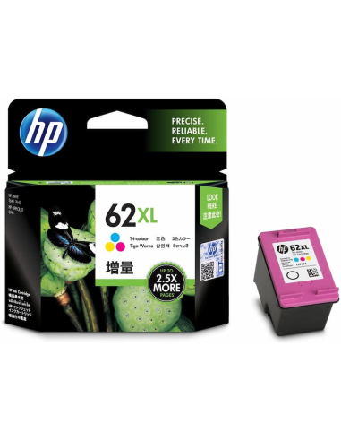 CARTUCHO HP C2P07AE 62 XL COLOR