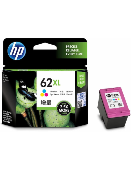 CARTUCHO HP C2P07AE 62 XL COLOR