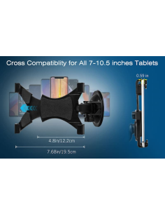 Soporte Tablet Coche, EEEKit 360 Degree Rotación con... 2