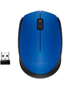 Ratón Inalámbrico Logitech M171 azul/Negro