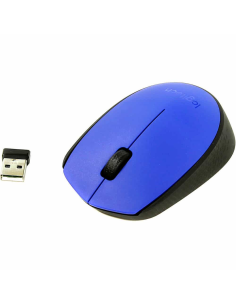 Ratón Inalámbrico Logitech M171 azul/Negro 2
