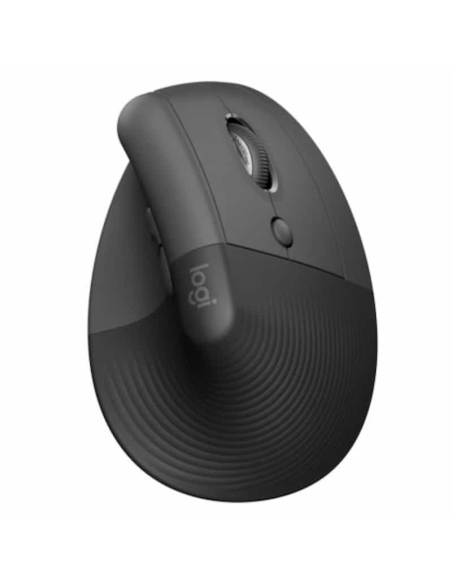 Mouse Logitech Lift Left Vertical Ergonomic (Diestro) raton vertical-Bluetooth, 2.4 GHz - grafito