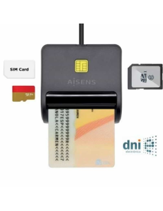 Lector de dni y tarjetas Aisens