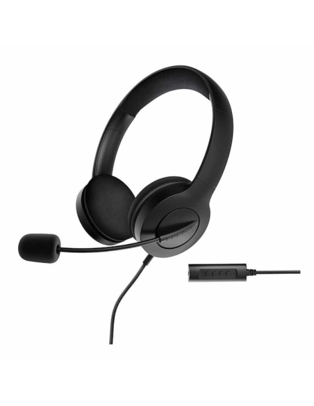 Auriculares con micrófono Energy Sistem Headset Office 3 con cable o USB.
