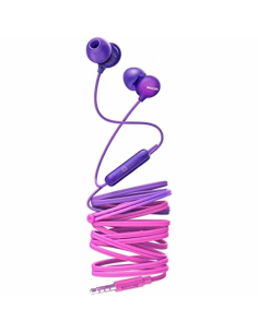 Auriculares con Micrófono Micro Philips Conexión con...