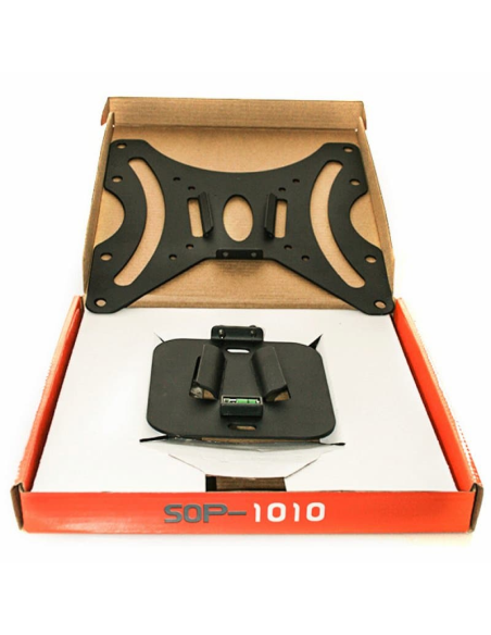 Soporte Monitor Pared VESA 50-75-100 - 13-30 pulgadas - Fijo - 18mm - 18kg  Negro - IBERTRONICS