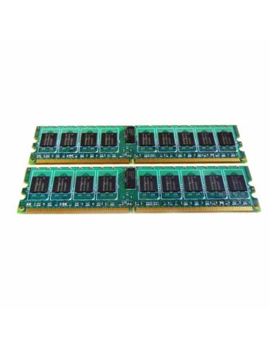 Memoria RAM HP DDR 4GB 2X2GB DIMM 379300-B21 ECC 400MHz PC3200 Reacondicionado