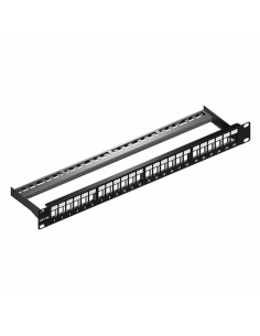 Panel vacío Slim 24 puertos UTP-FTP 1 U Openetics