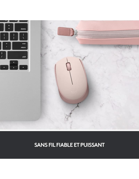 Ratón Inalámbrico Logitech M171 Rosa