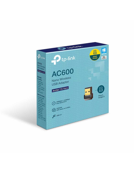 Adaptador USB TP-LINK AC600 MBITS nano