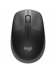 Ratón USB Logitech m190 Full size carbon 2