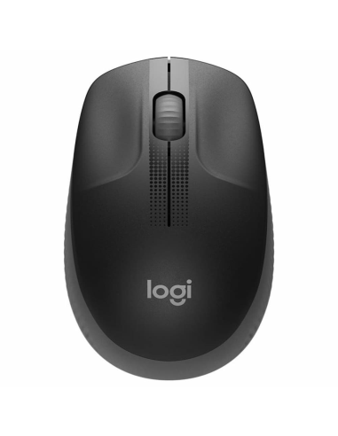Ratón USB Logitech m190 Full size carbon