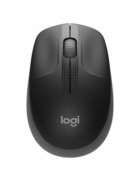 Ratón USB Logitech m190 Full size carbon