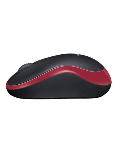 Ratón Inalámbrico Logitech M185 rojo 2