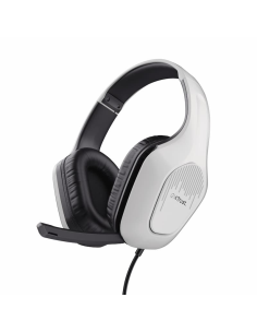 Auricular + MicrófonoTrust gaming GXT415 Zirox blanco...
