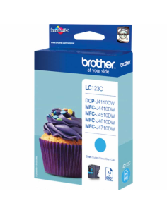 Cartucho Tinta Brother LC123C Cian 2
