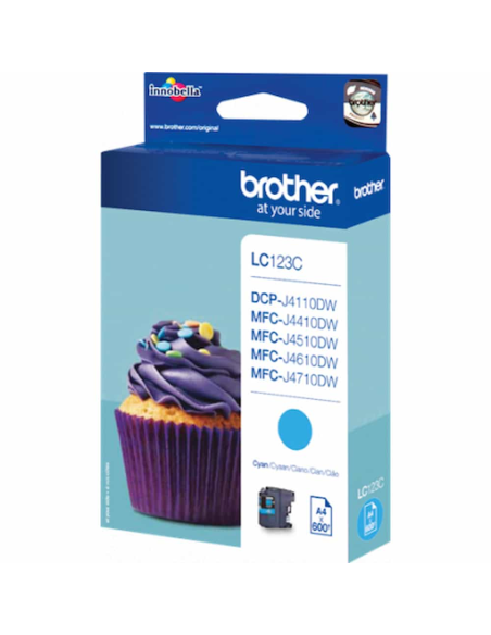 Cartucho Tinta Brother LC123C Cian