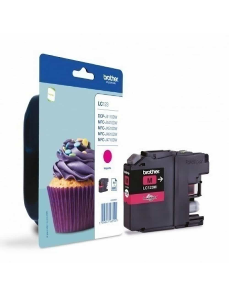 Cartucho Tinta Brother LC123M Magenta