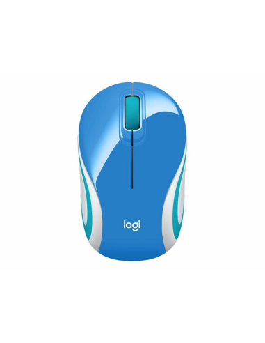 Ratón Inalámbrico Logitech M187 azul