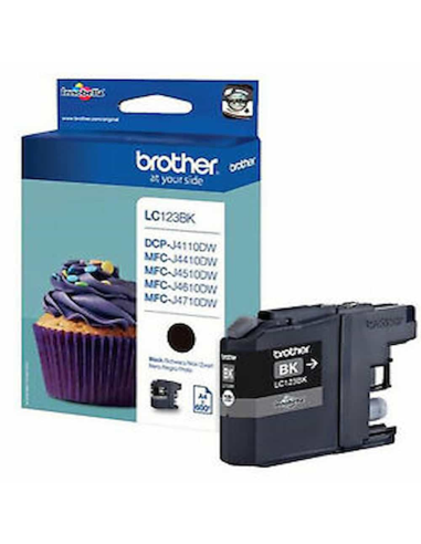 Cartucho Tinta Brother LC123BK Negra