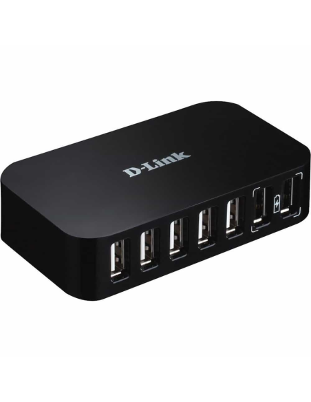 HUB D-LINK USB 2.0. 7 puertos con alimentación