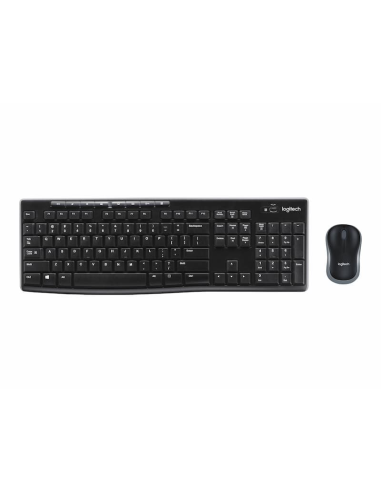 Teclado y Ratón Inalámbricos Logitech Wireless MK270 USB